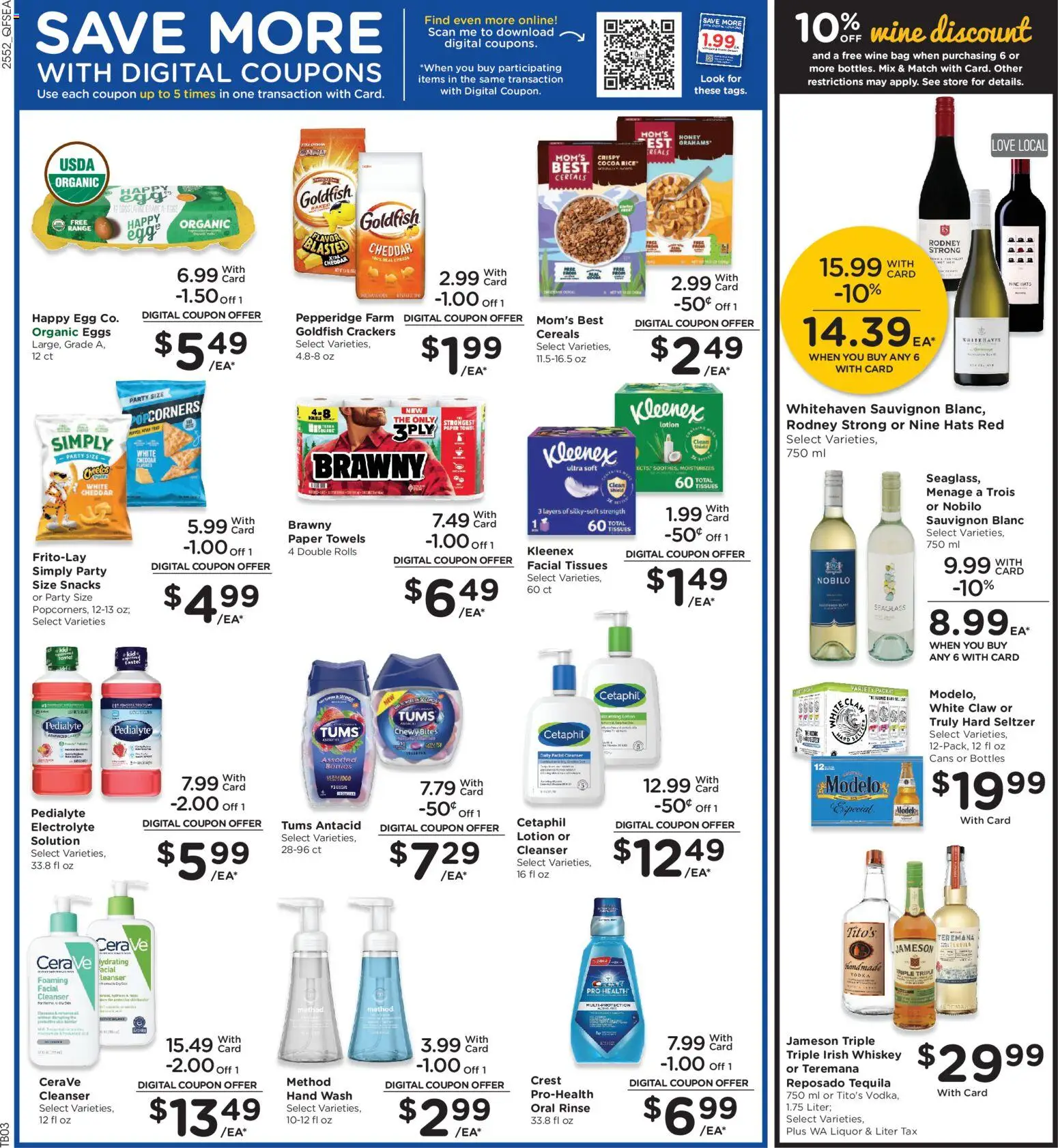 QFC Weekly Ad - WA - valid from 28.01.2026 | Page: 4 | Products: Tea, Cereals, Vodka, Bag