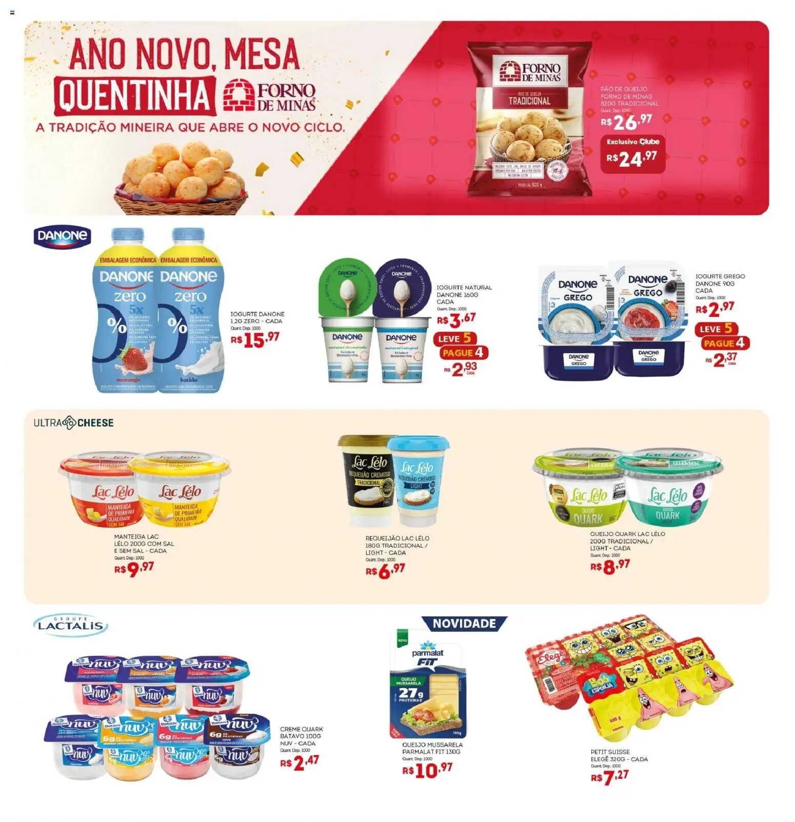 Bistek Supermercados Folheto - válido de 28.01.2026 | Página: 14 | Produtos: Esponja, Pão, Mussarela, Pão de queijo