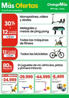 Vista previa Changomas ofertas válido desde el 13.11.2025 | Página: 10 | Productos: Monopatin, Pelota