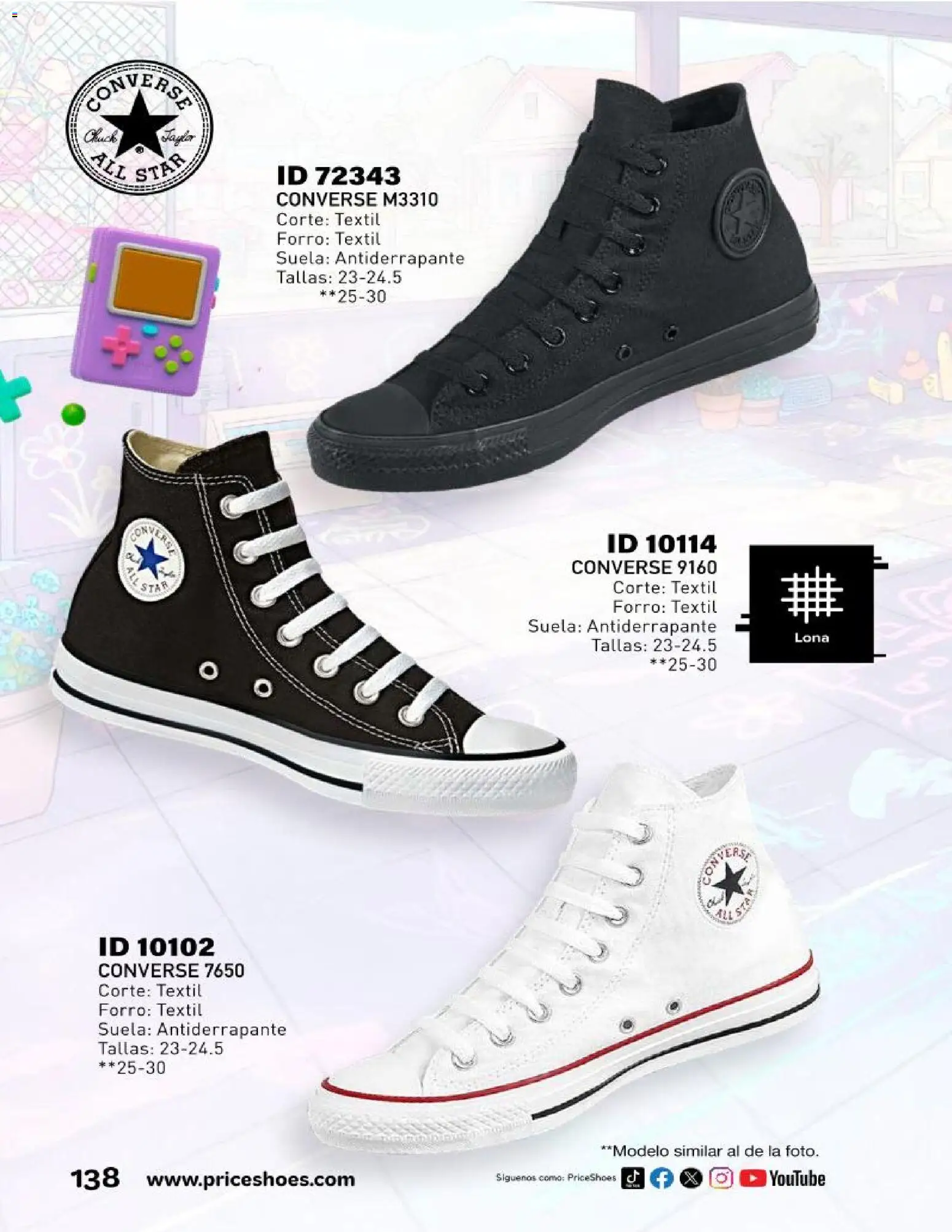 Nuevas ofertas de Price Shoes válidas en toda la República Mexicana desde el 01.09.2025. ¡Encuentra las mejores ofertas en Price Shoes catálogo Escolar! | Página: 138 | Productos: Lona