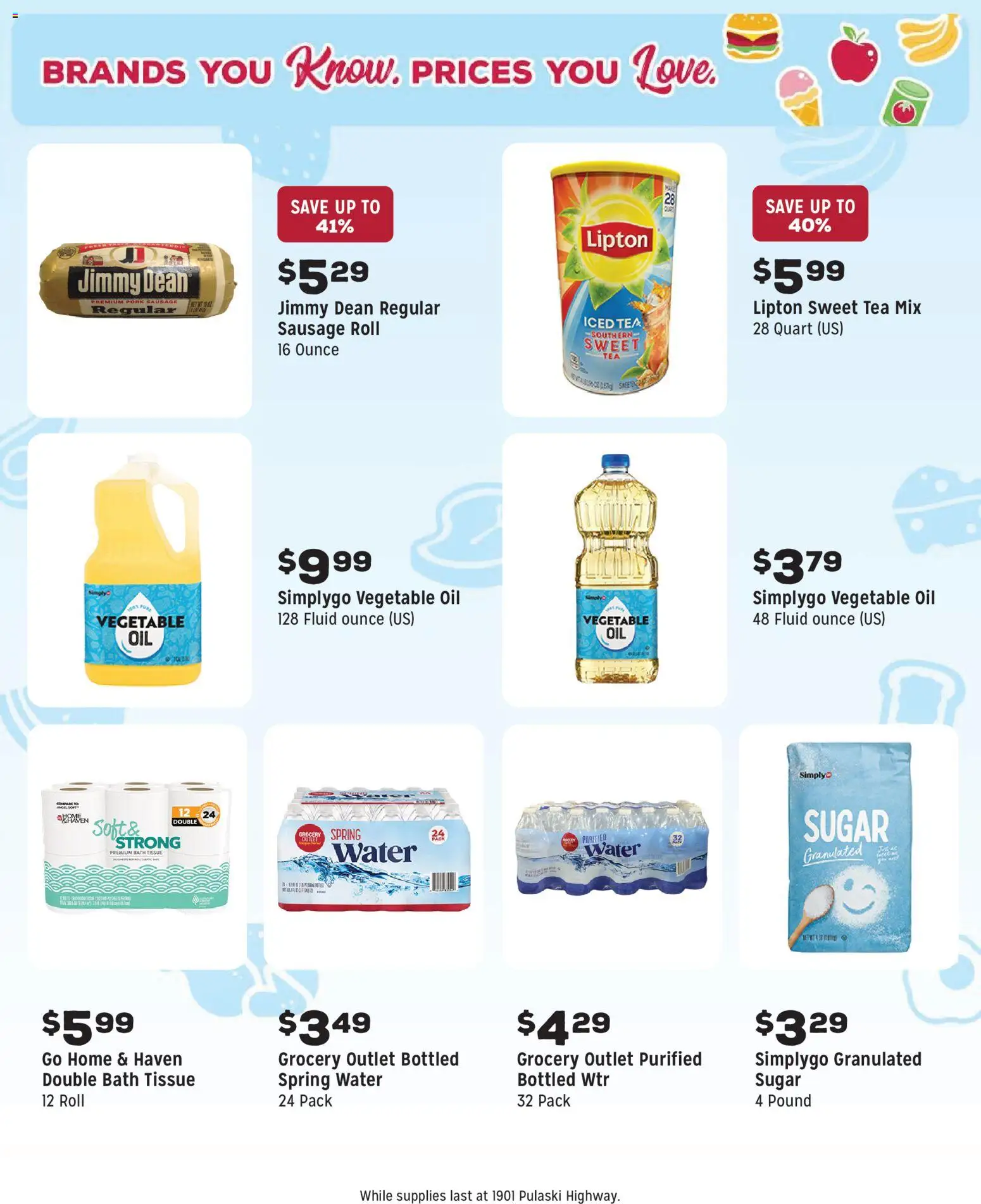 Grocery Outlet Weekly Ad - MD - valid from 31.12.2025 | Page: 12 | Products: Bath, Tea, Water, Sugar