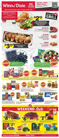 Preview of Winn Dixie weekly ads valid from 20.08.2025
