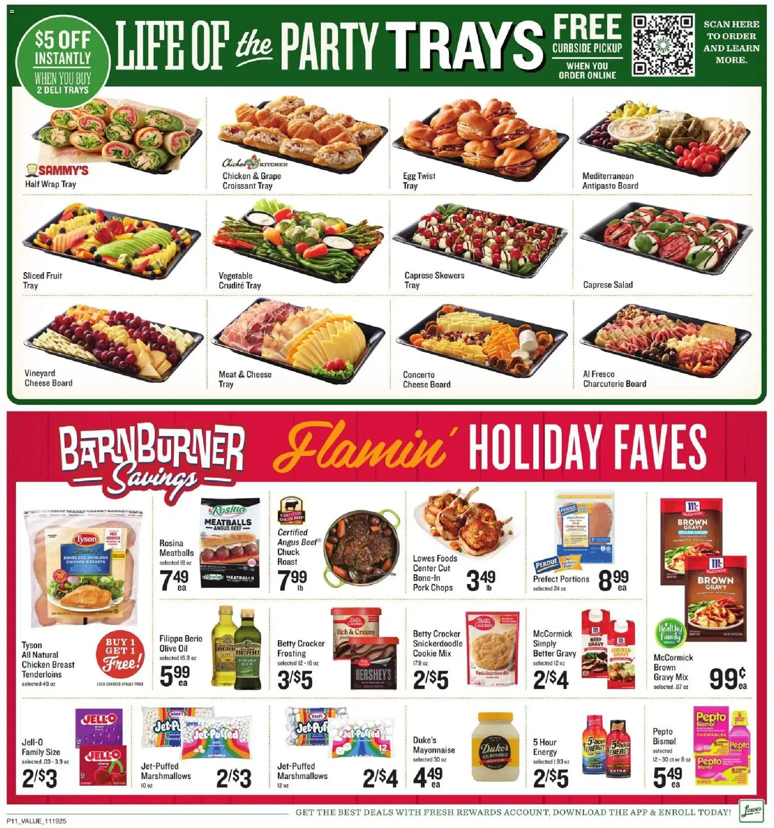 Lowes Foods Weekly Ad - NC - valid from 19.11.2025 | Page: 15 | Products: Cheese, Oil, Beef, Salad