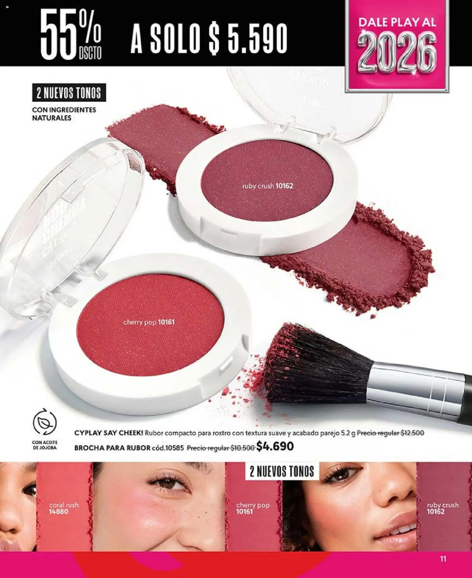 Catálogo CyZone Campaña 1 │ válido desde el 01.01.2026 | Página: 11 | Productos: Aceite, Rubor