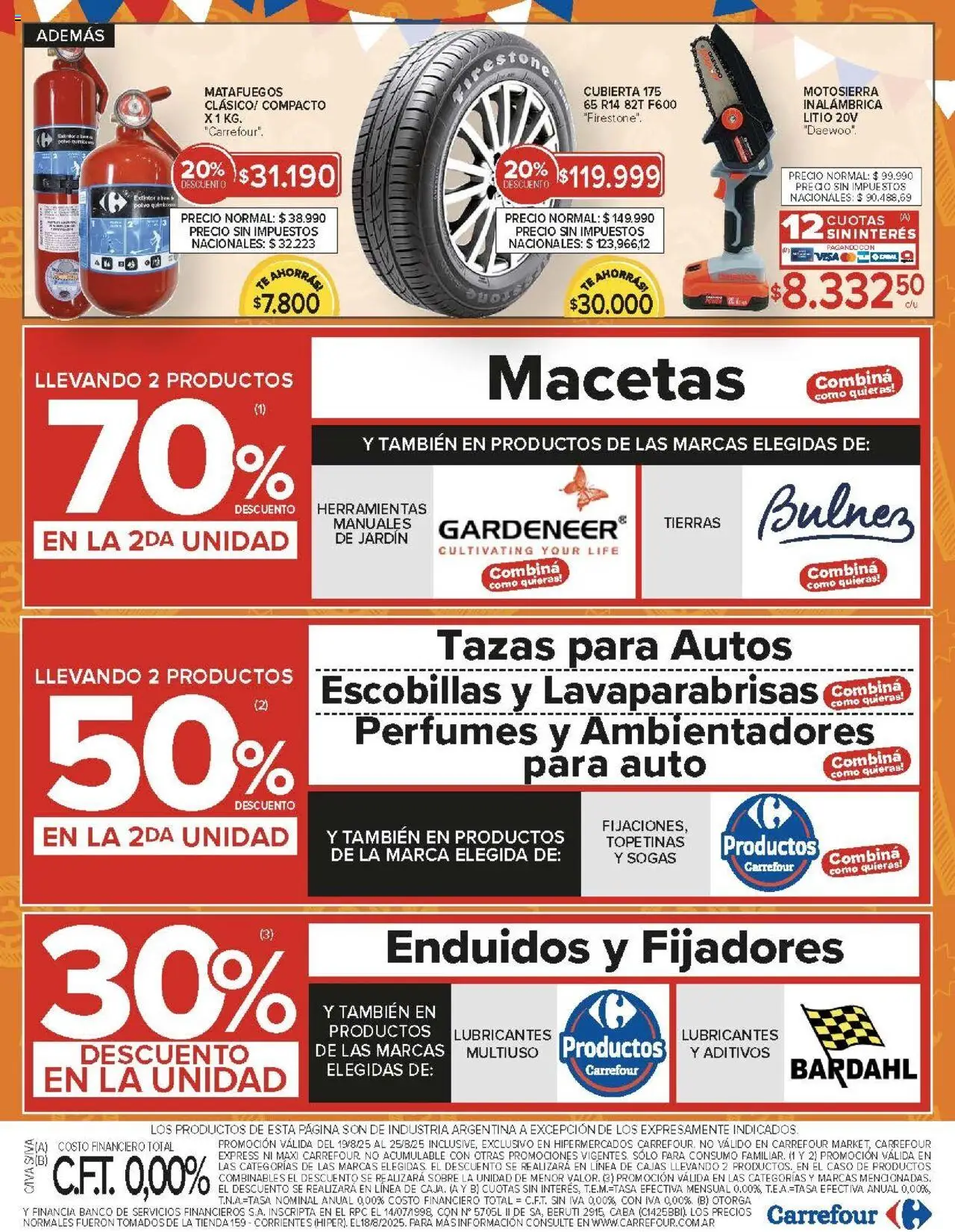 Carrefour ofertas - Córdoba │ válido desde el 19.08.2025 | Página: 18 | Productos: Caso, Sobre, Polvo, Té