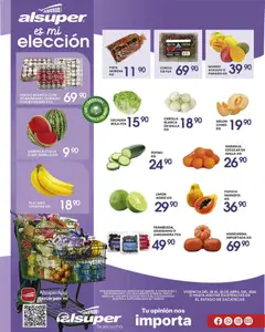 Vista previa de Alsuper folleto Zacatecas, nuevo folleto de la tienda, válido en México a partir del 28.04.2026