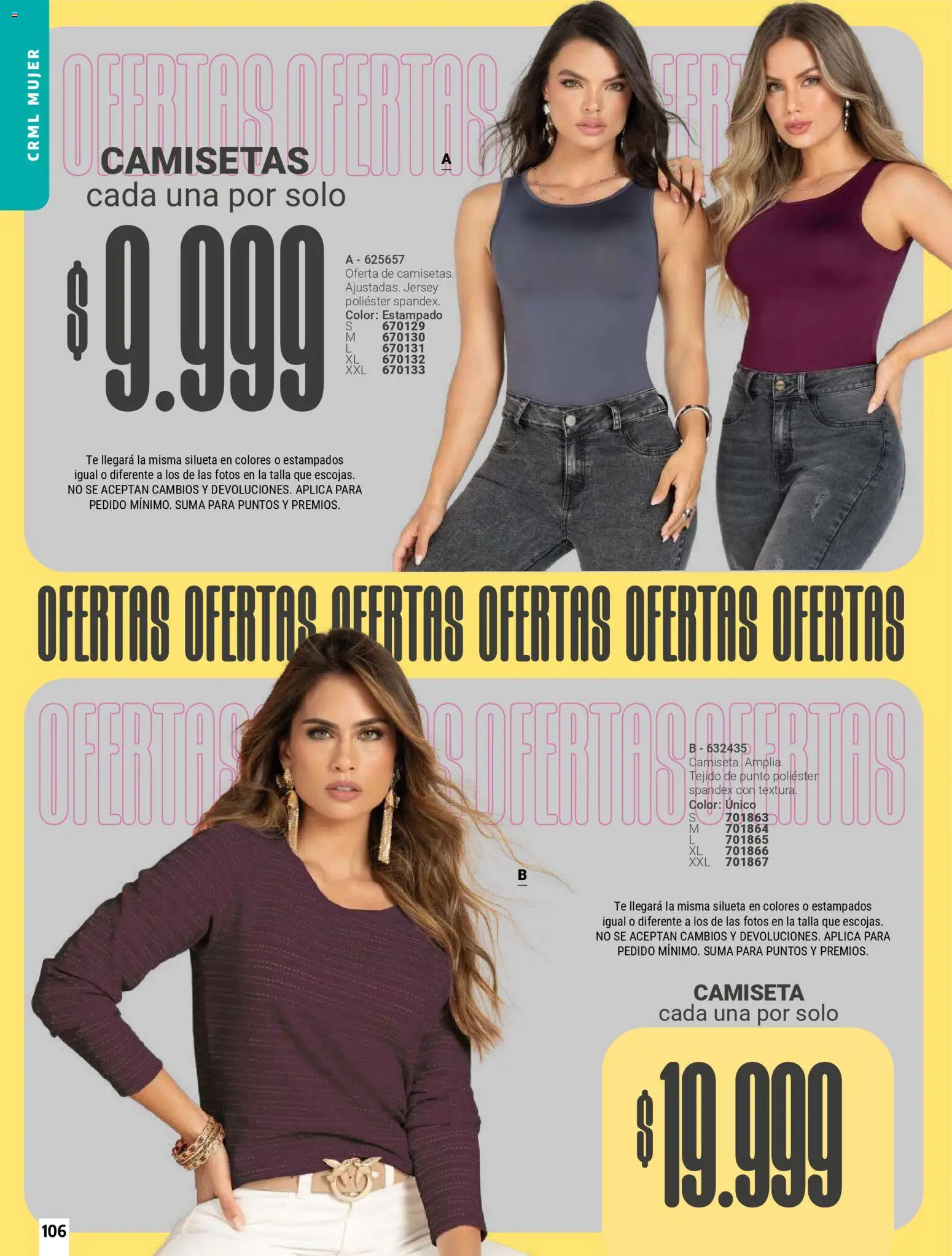 Carmel revista - valida desde el 01.06.2026 | Página: 106 | Productos: Té, Camiseta