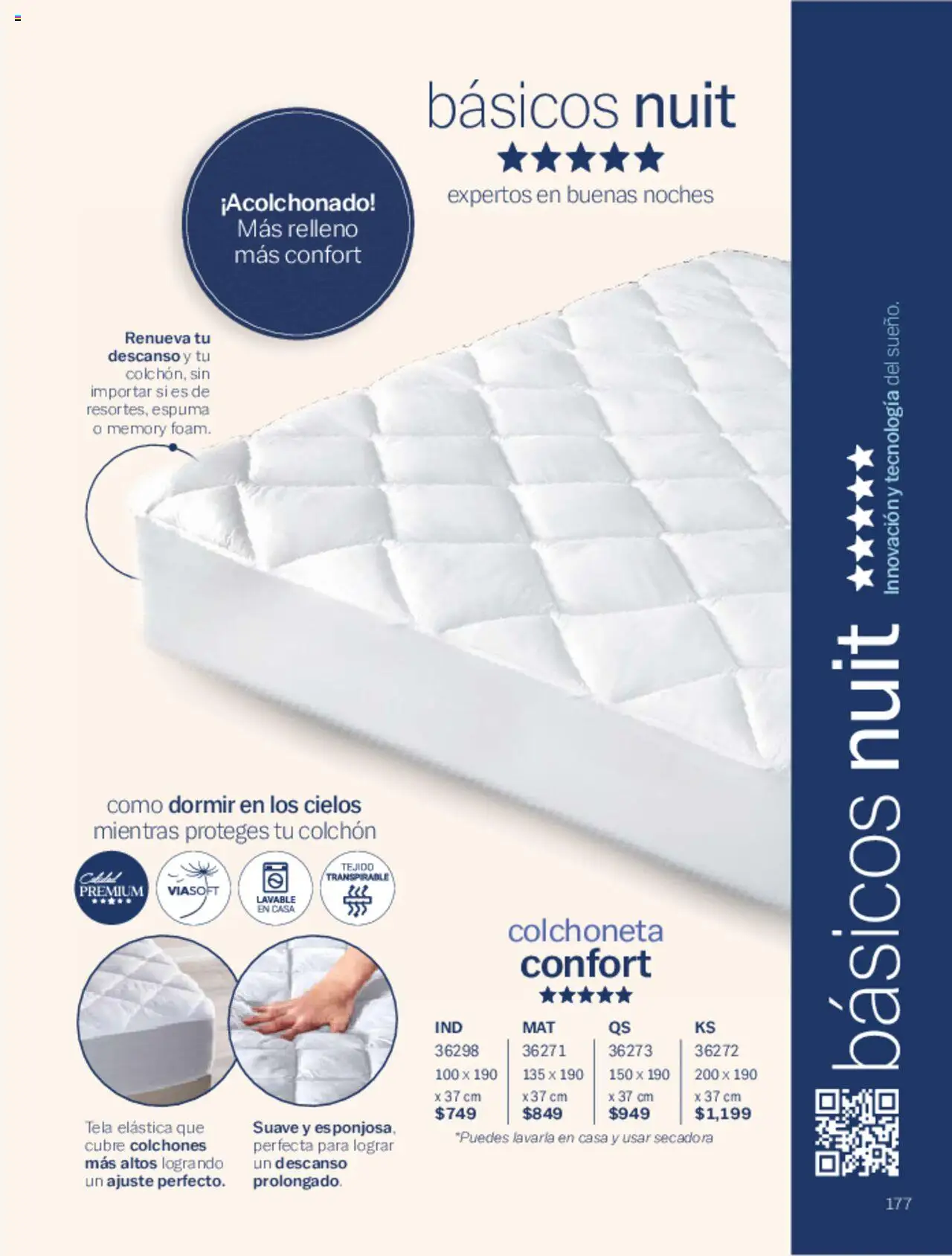 Nuevas ofertas de Vianney válidas en toda la República Mexicana desde el 07.03.2025. ¡Encuentra las mejores ofertas en Vianney catálogo Primavera! | Página: 181 | Productos: Secadora, Colchoneta, Espuma, Colchón