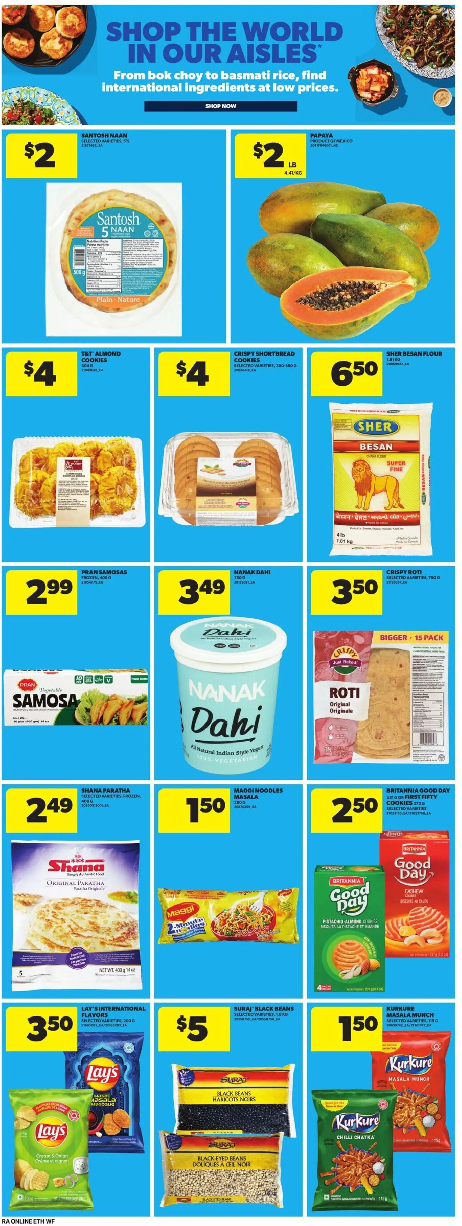 Atlantic Superstore flyer valid from 08.01.2026 | Page: 19 | Products: Noodles, Cream, Bakery, Bed