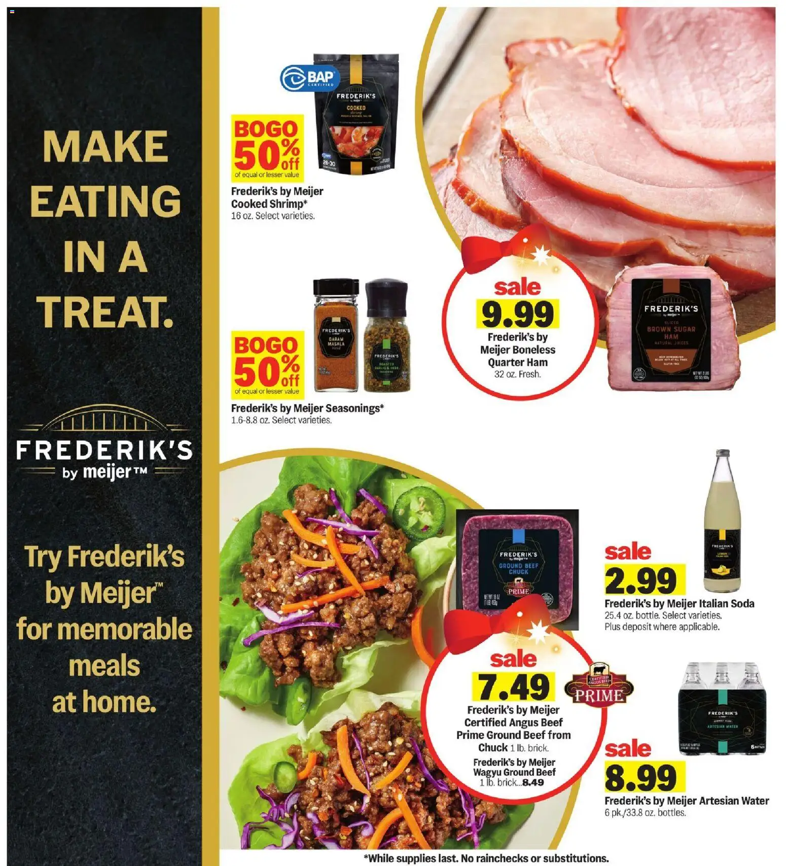 Meijer Weekly Ad - valid from 12.11.2025 | Page: 20 | Products: Ham, Water, Sugar, Slicer