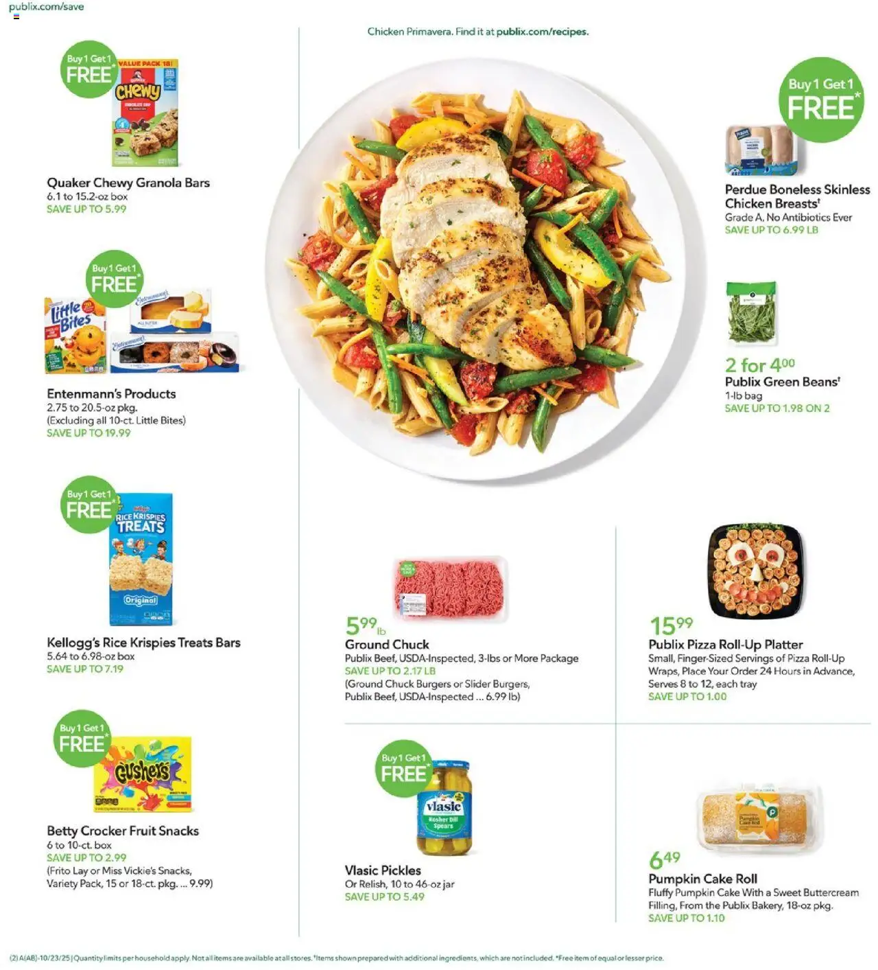 Publix Weekly Ad - valid from 22.10.2025 | Page: 2 | Products: Box, Pizza, Rice, Bag