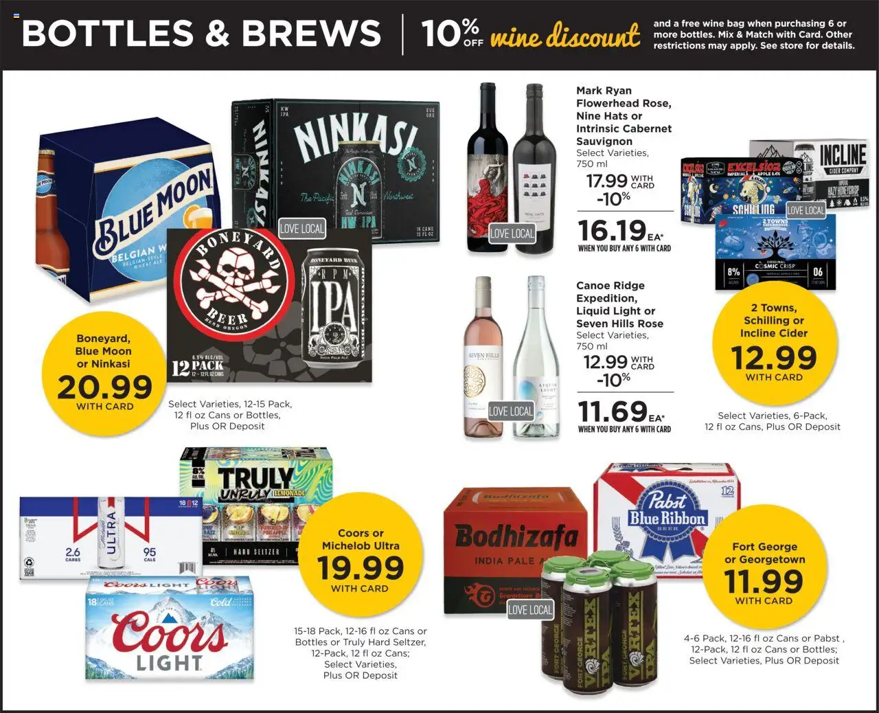 QFC Weekly Ad - OR - valid from 13.08.2025 | Page: 9 | Products: Ridge, Beer, Canoe, Bag