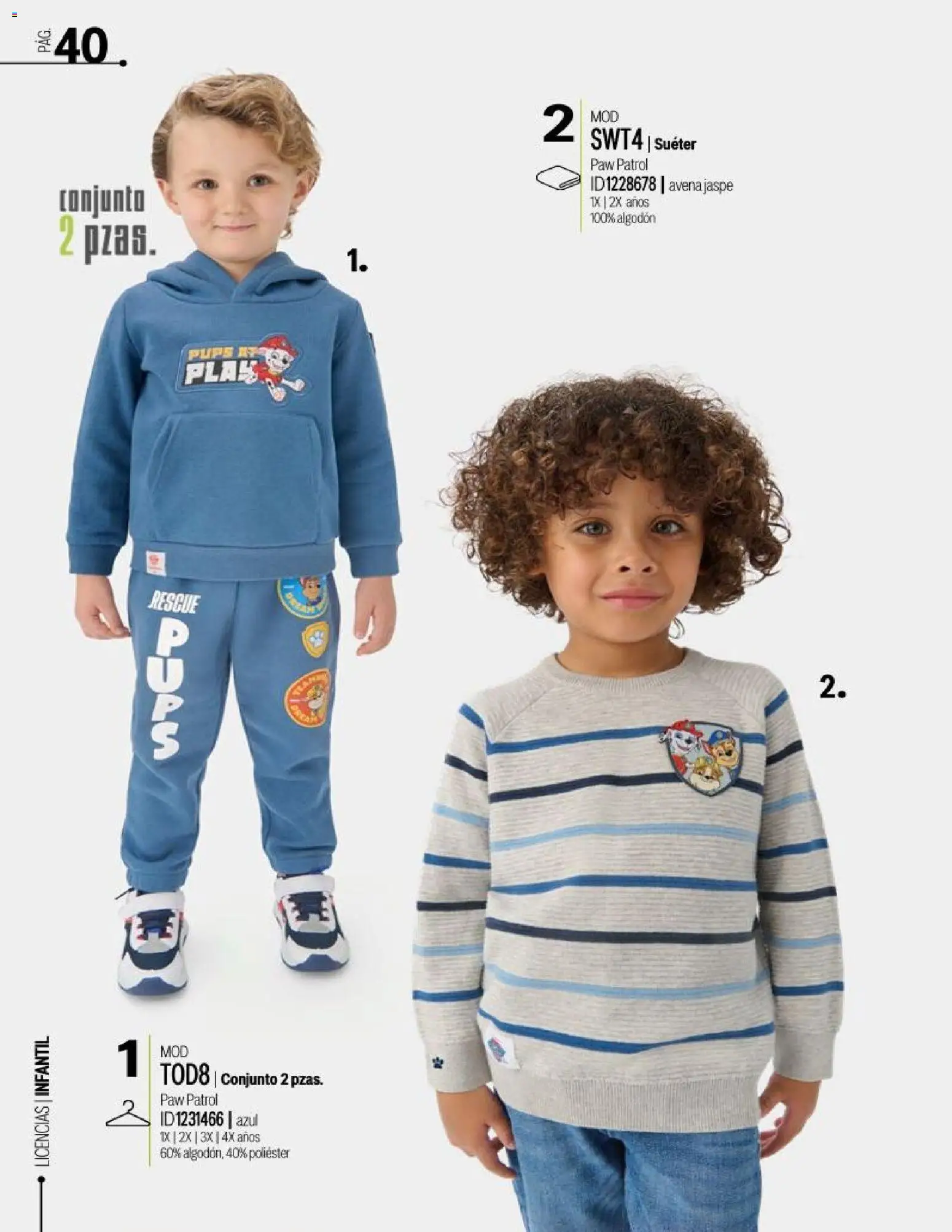 Nuevas ofertas de Price Shoes válidas en toda la República Mexicana desde el 14.03.2026. ¡Encuentra las mejores ofertas en Price Shoes catálogo Licencias! | Página: 40 | Productos: Suéter, Avena, Algodón, Conjunto