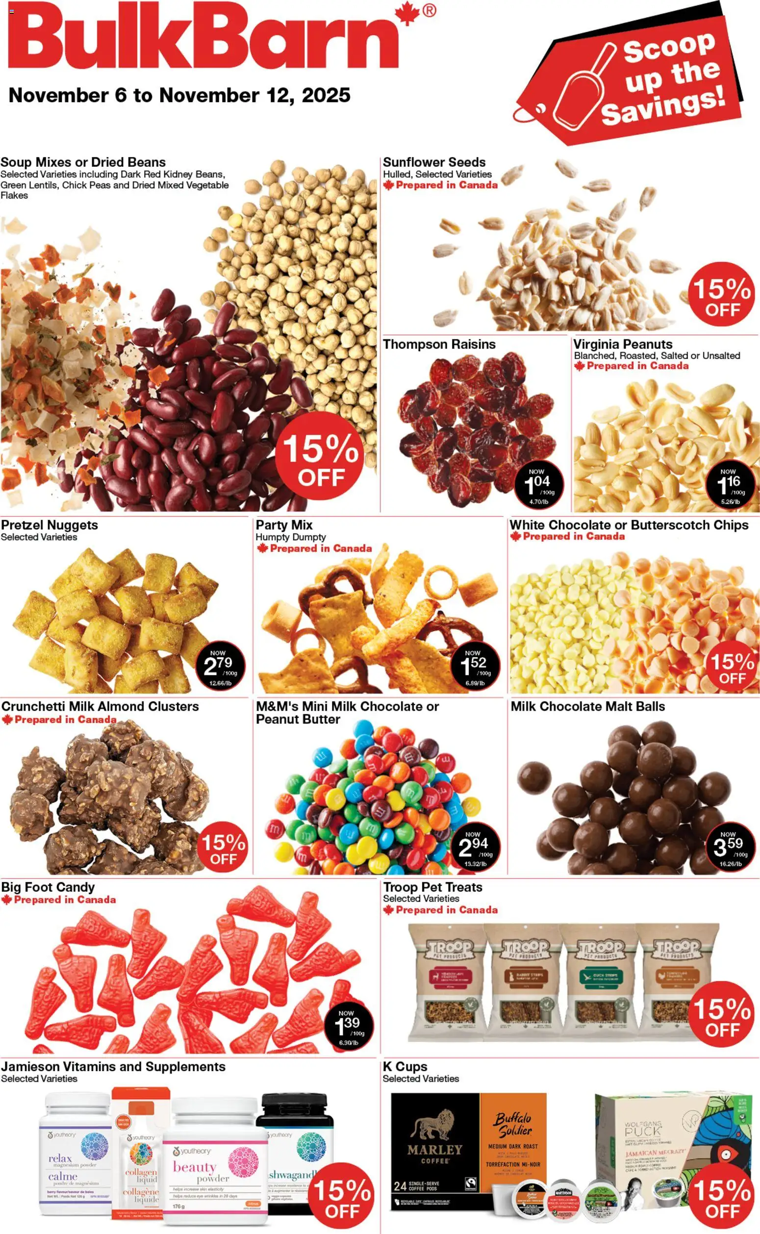Bulk Barn flyer valid from 06.11.2025 | Page: 1