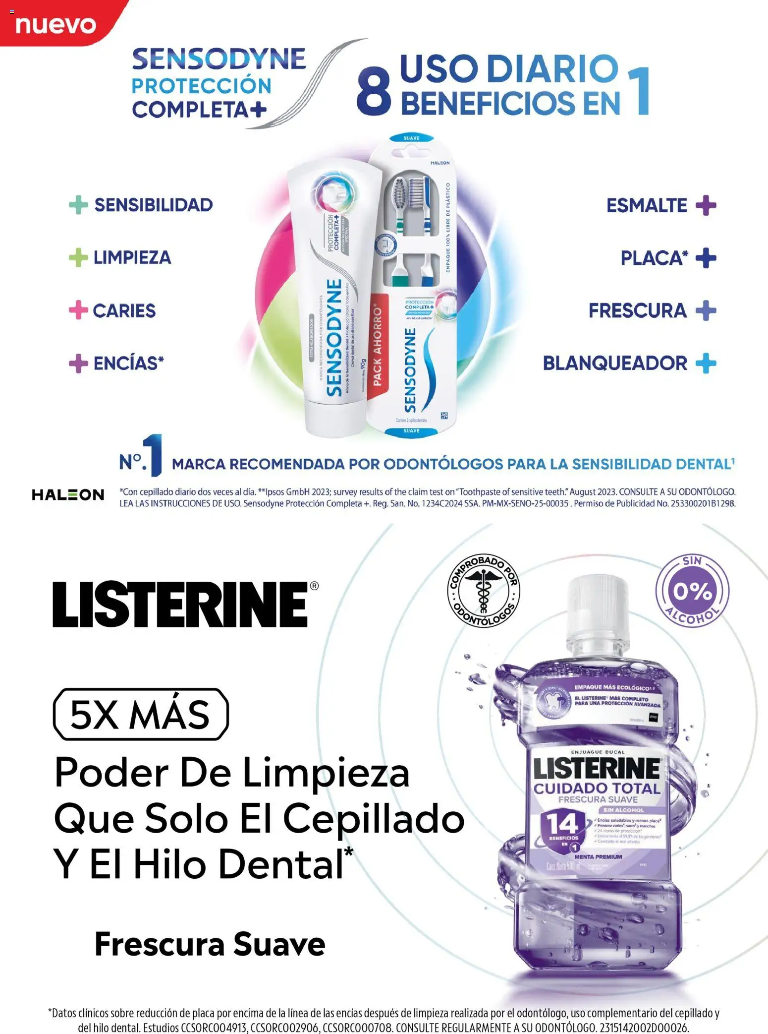 Nuevas ofertas de Chedraui válidas en toda la República Mexicana desde el 24.10.2025. ¡Encuentra las mejores ofertas en Chedraui folleto Vive Bella! | Página: 37 | Productos: Enjuague bucal, Sobre