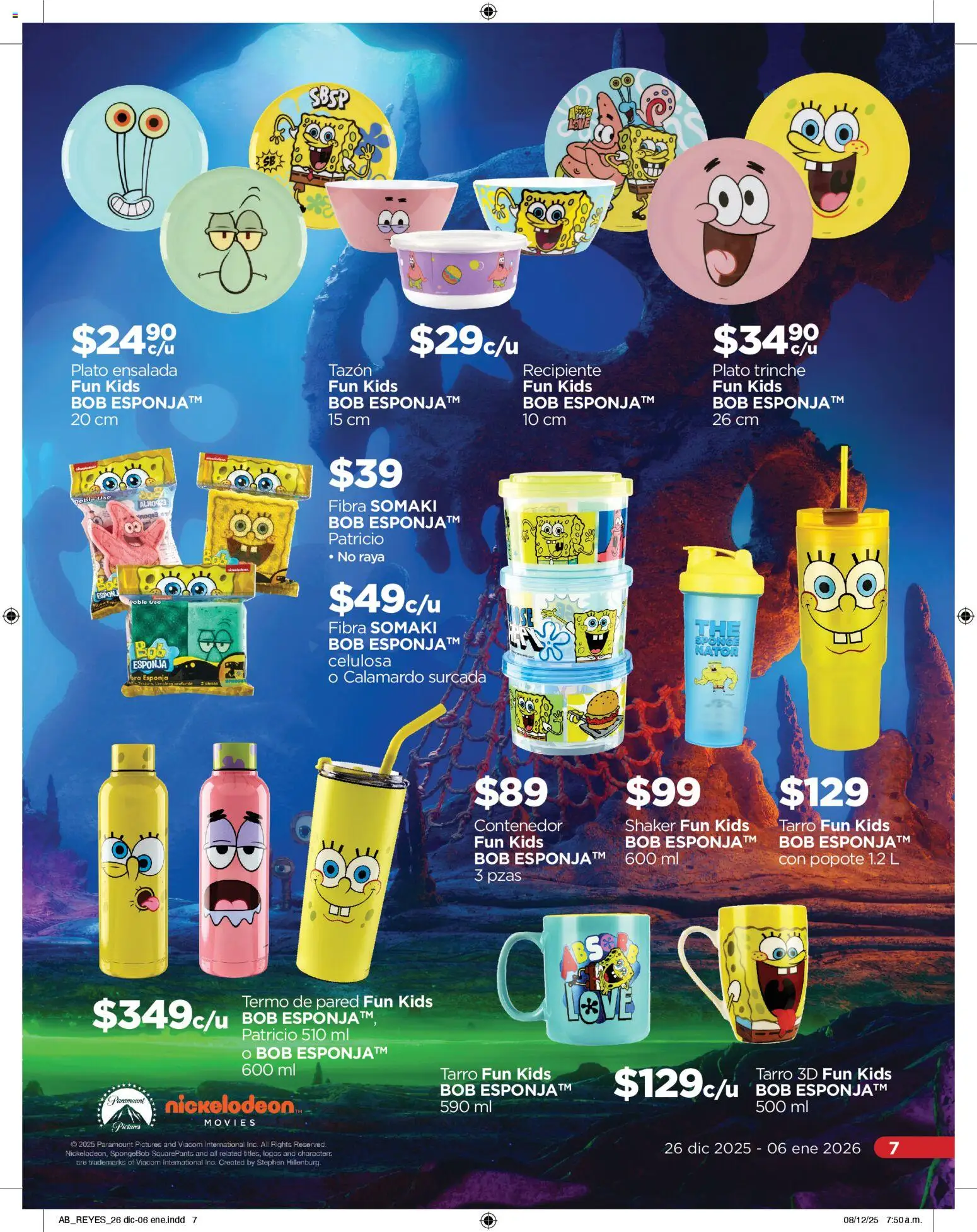 Nuevas ofertas de Chedraui válidas en toda la República Mexicana desde el 26.12.2025. ¡Encuentra las mejores ofertas en Chedraui folleto! | Página: 7 | Productos: Chal, Esponja, Ensalada, Termo