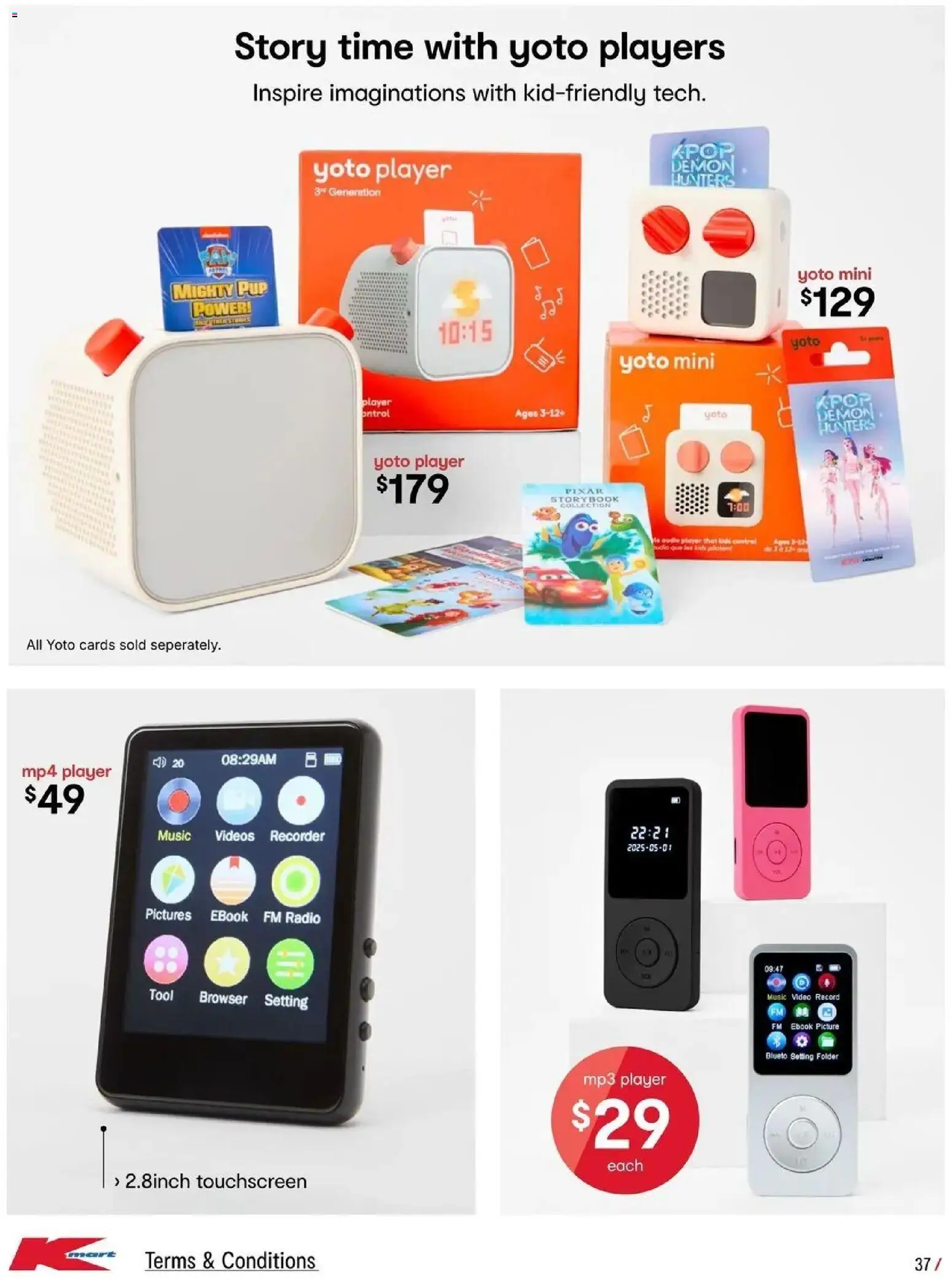 Kmart catalogue - valid from 01.04.2026 | Page: 37 | Products: Picture, Radio, Mp3, Recorder