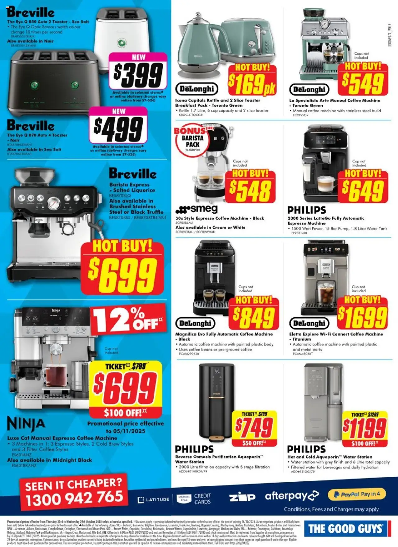 The Good Guys catalogue - valid from 22.10.2025 | Page: 12 | Products: Coffee, Cream, Salt, Watch
