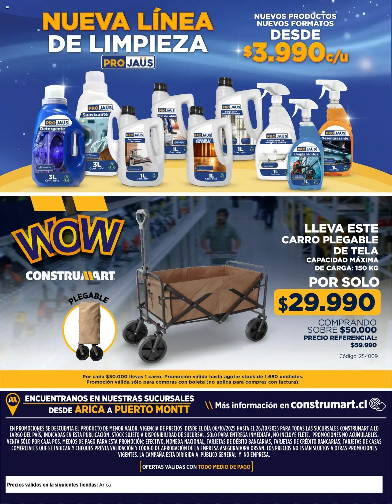 Construmart ofertas  │ válido desde el 01.10.2025 | Página: 26 | Productos: Hongos, Suavizante, Limpiador, Campana