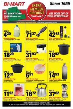 Preview of Bi-Mart weekly ads valid from 30.12.2025