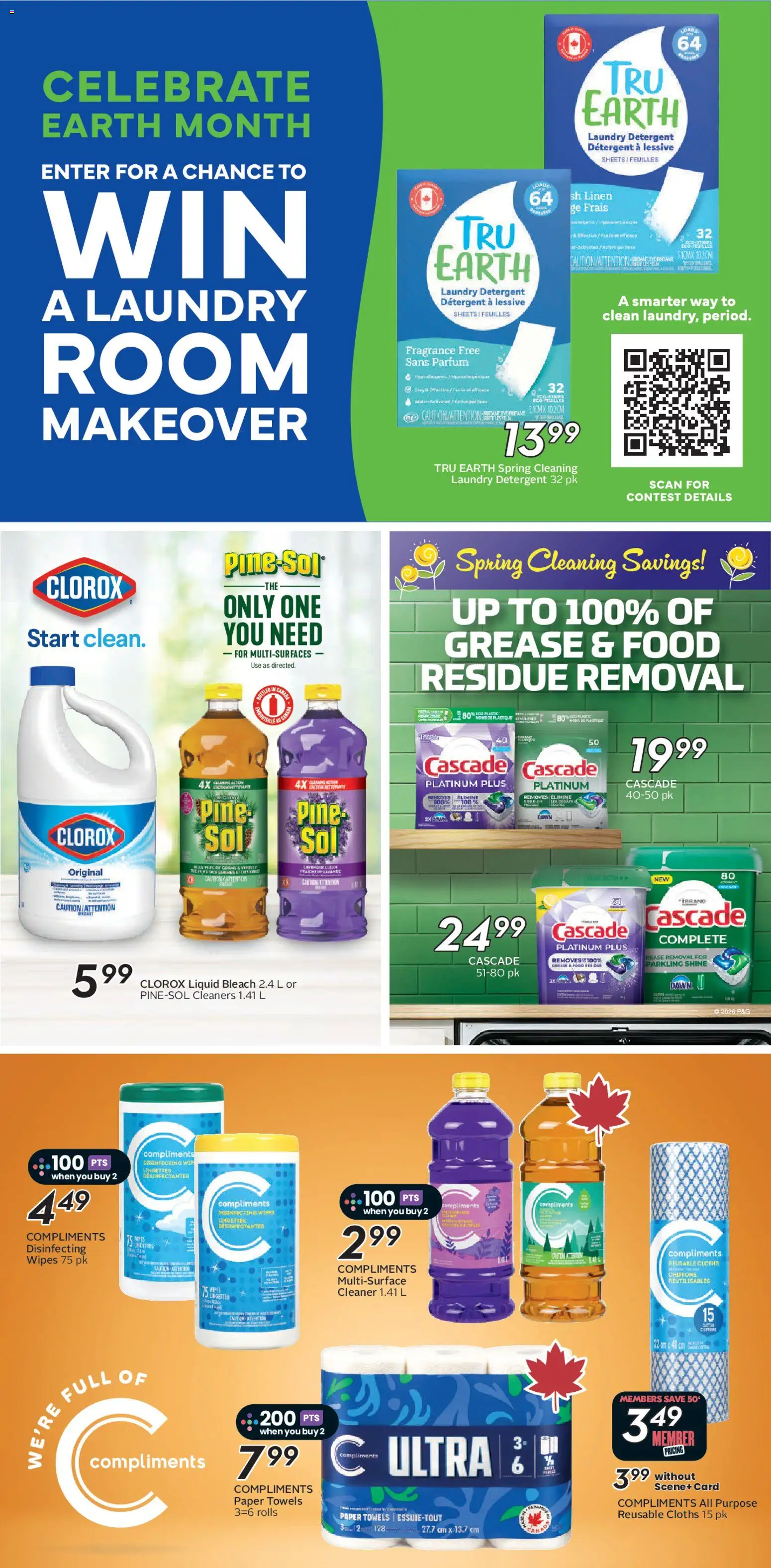 Sobeys flyer valid from 16.04.2026 | Page: 24 | Products: Fragrance, Detergent