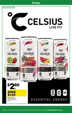 Woolworths catalogue - valid from 06.08.2025 | Page: 25 | Products: Energy drink, Tea, Passionfruit, Watermelon