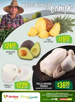 Vista previa de Soriana - Martes y Miércoles del Campo Súper: Ver, Tab, Chis, Camp, Yuc y Q. Roo, nuevo folleto de la tienda, válido en México a partir del 26.11.2025