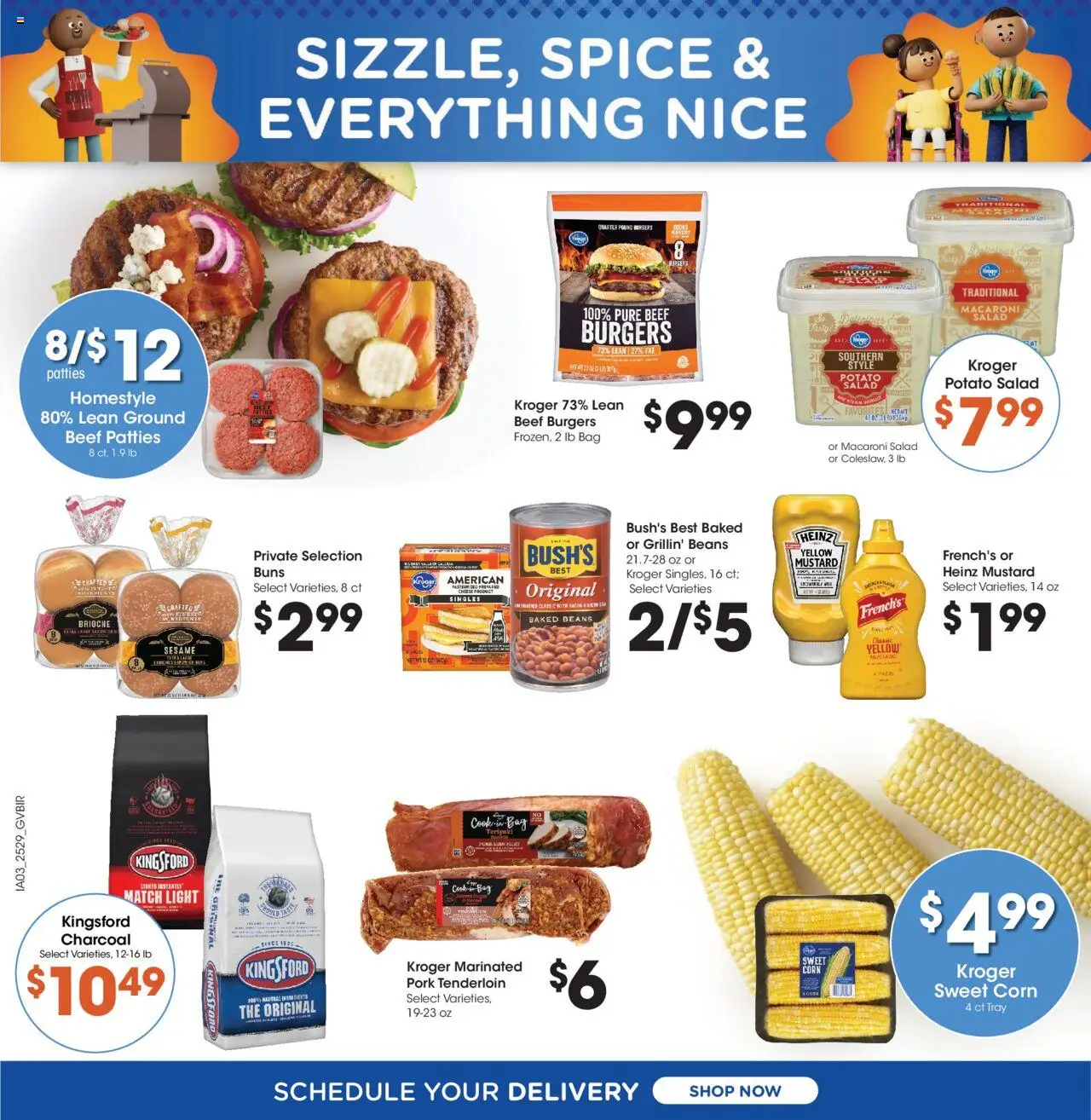 Kroger Ocado FC04 - OH - valid from 20.08.2025 | Page: 5 | Products: Corn, Cheese, Beef, Salad
