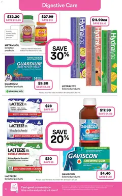 Preview of Priceline Pharmacy  Catalogue  - valid from 10.12.2025 | Page: 38 | Products: Gum, Water, Peach, Tablet