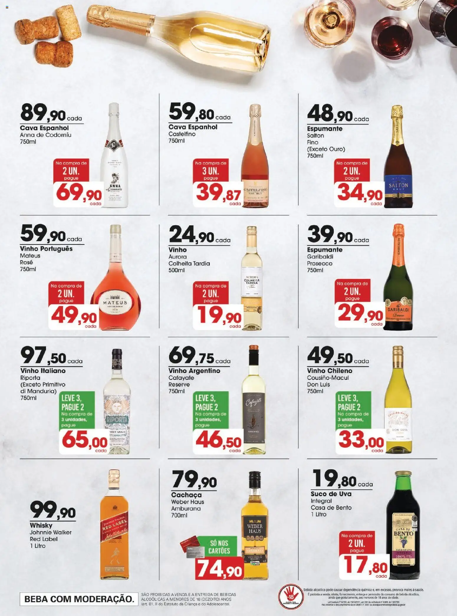 Zaffari Folheto - válido de 03.02.2026 | Página: 13 | Produtos: Espumante, Cachaça, Whisky, Bebida