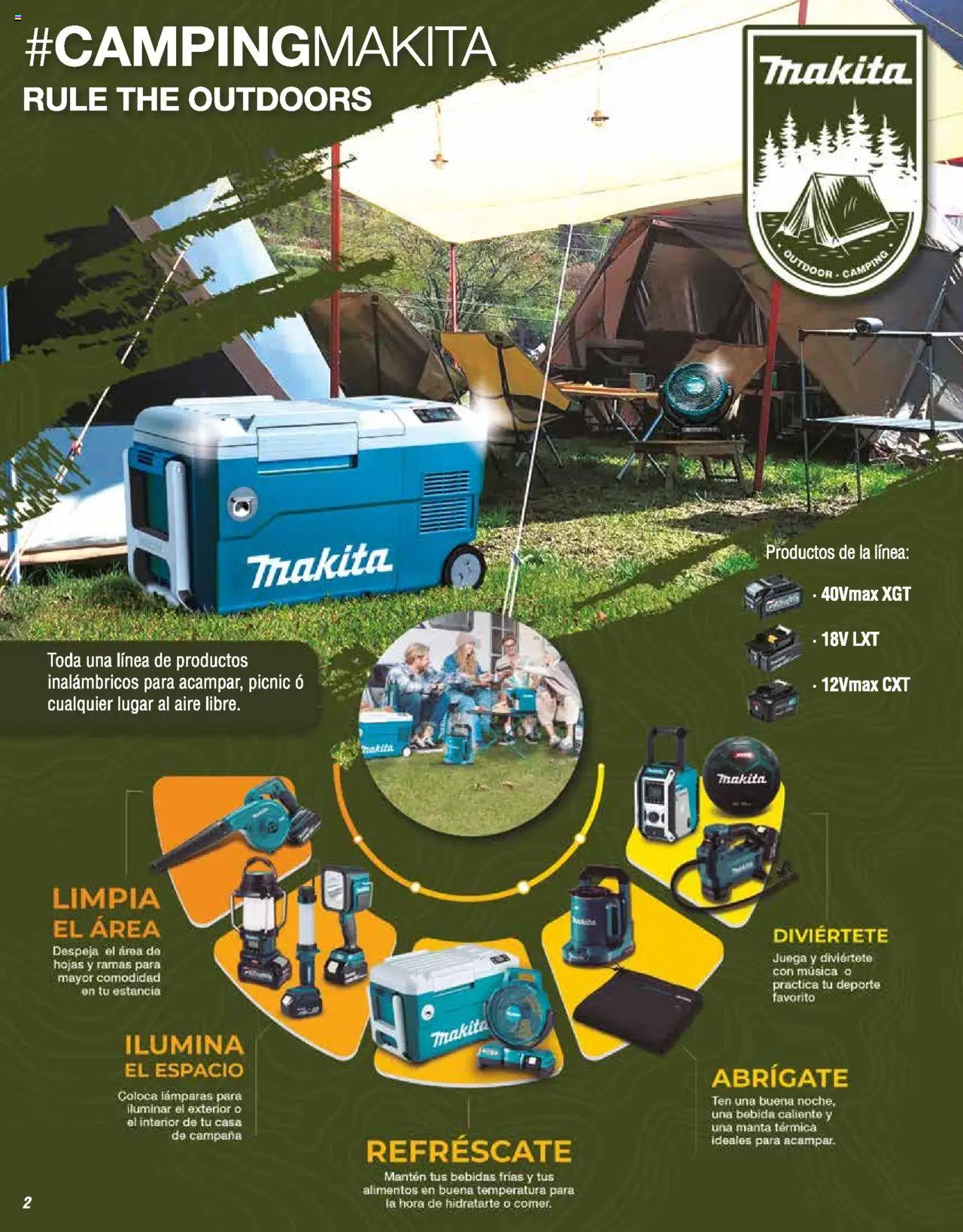 Nuevas ofertas de Makita válidas en toda la República Mexicana desde el 17.04.2024. ¡Encuentra las mejores ofertas en Makita catálogo ! | Página: 2 | Productos: Campana