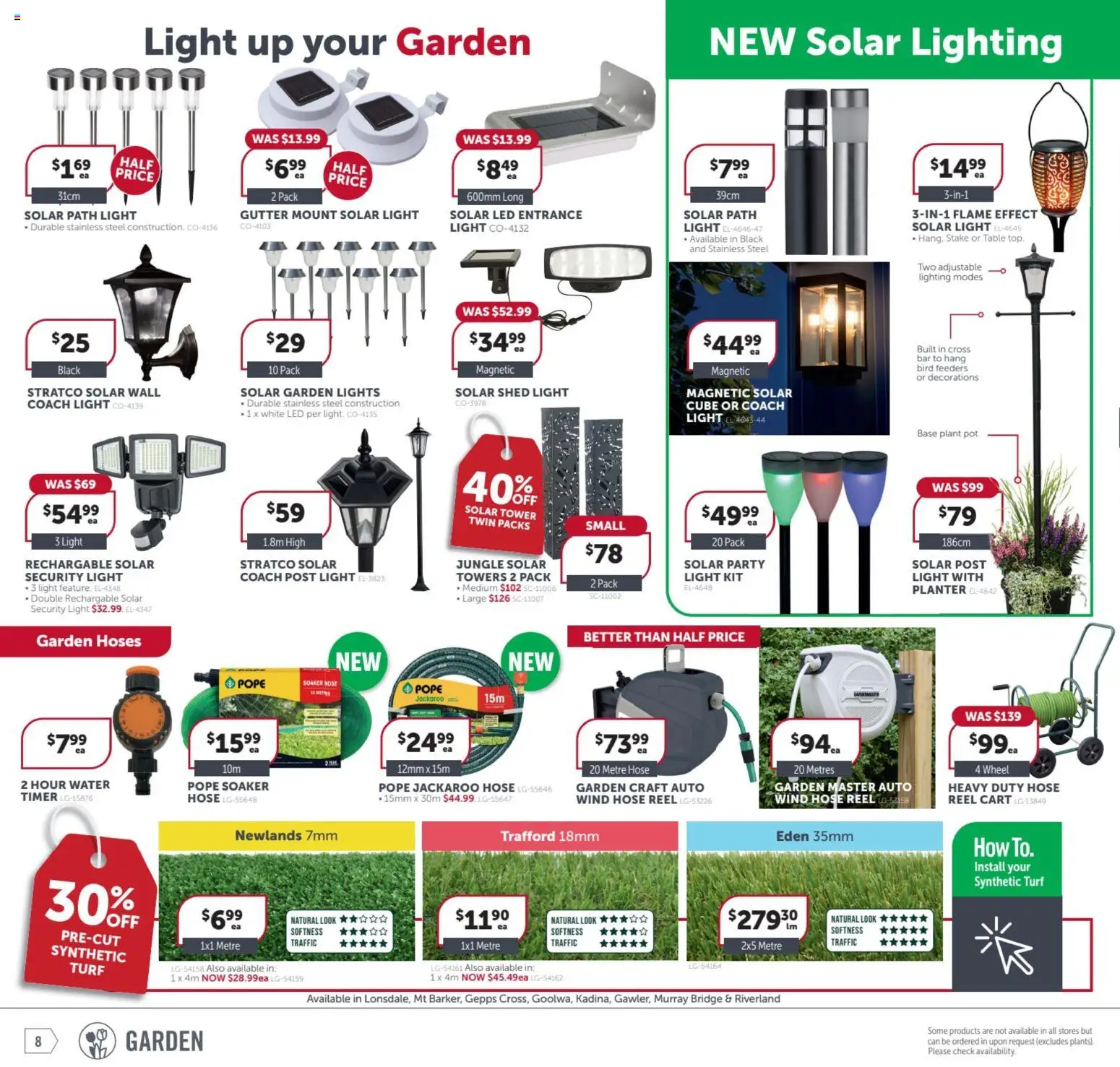 Stratco catalogue - valid from 12.12.2025 | Page: 8 | Products: Pot, Plant, Cart, Shed