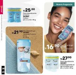 Vista previa de folleto Plaza Vea - ESPECIAL SOL PIEL de la Plaza Vea válido desde 05.01.2026 | Página: 28 | Productos: Desodorante, Antitranspirante, Fragancia