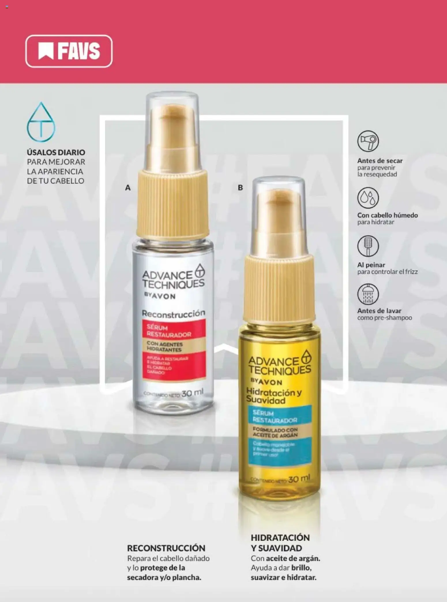 Nuevas ofertas de AVON válidas en toda la República Mexicana desde el 10.01.2026. ¡Encuentra las mejores ofertas en AVON campaña 2 2026! | Página: 192 | Productos: Secadora, Serum, Aceite