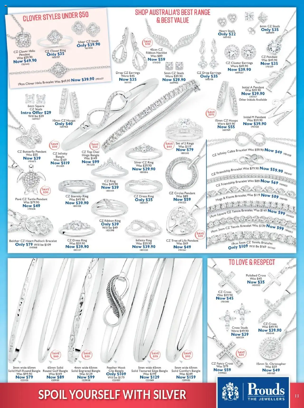Prouds The Jewellers catalogue - valid from 04.08.2025 | Page: 11 | Products: Bracelet, Earrings, Dress, Clip