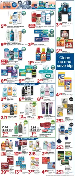 United Supermarkets Weekly Ad - valid from 16.09.2025 | Page: 7 | Products: Shampoo, Deodorant, Body Wash, Gloves