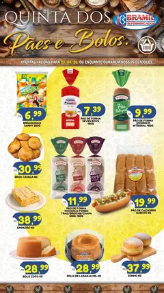 Bramil Supermercados ofertas Quinta dos Pães e Bolos - Pré-Visualização do folheto da loja Bramil Supermercados, válido de 23.04.2026