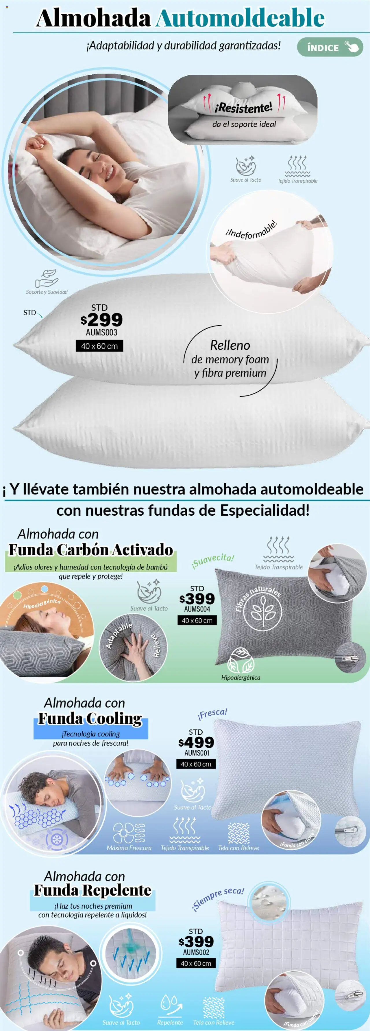 Nuevas ofertas de Colchas Concord válidas en toda la República Mexicana desde el 01.08.2025. ¡Encuentra las mejores ofertas en Colchas Concord - Catálogo! | Página: 509 | Productos: Funda, Repelente, Almohada