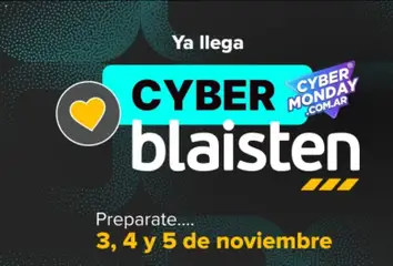 Vista previa Blaisten - Cyber Monday aviso válido desde el 31.10.2025