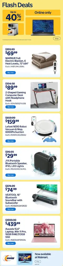 Preview of Walmart weekly flyer from shop Walmart valid from 27.11.2025 | Page: 7 | Products: Computer, Robot