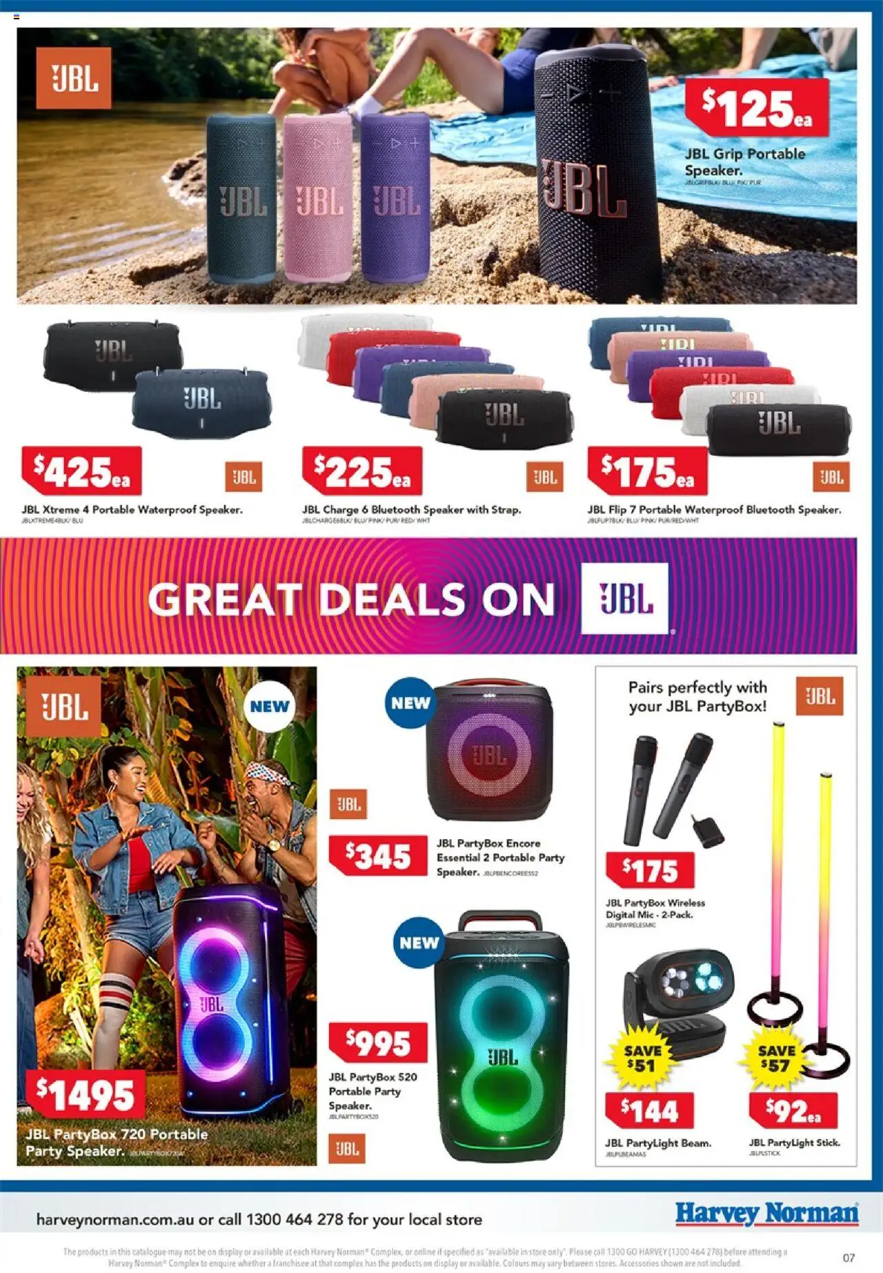 Harvey Norman catalogue - valid from 10.10.2025 | Page: 7 | Products: Accessories, Bluetooth speaker, Digital, Speaker