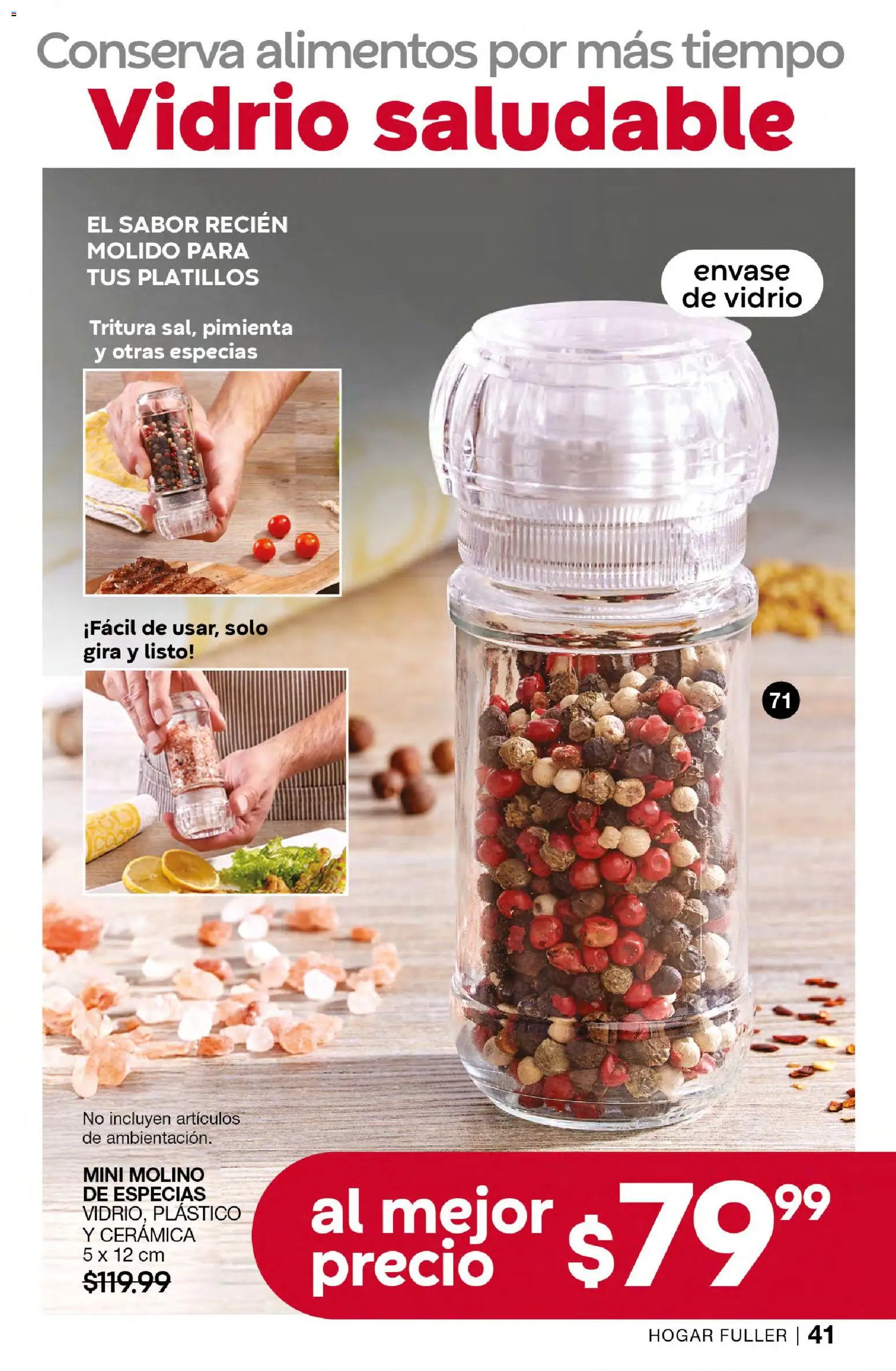 Nuevas ofertas de Fuller válidas en toda la República Mexicana desde el 21.01.2026. ¡Encuentra las mejores ofertas en Fuller campaña 21 2026! | Página: 41 | Productos: Pimienta