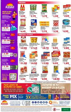 Assaí Atacadista Folheto - válido de 18.07.2025 | Página: 2 | Produtos: Pão, Pizza, Lasanha, Cookies