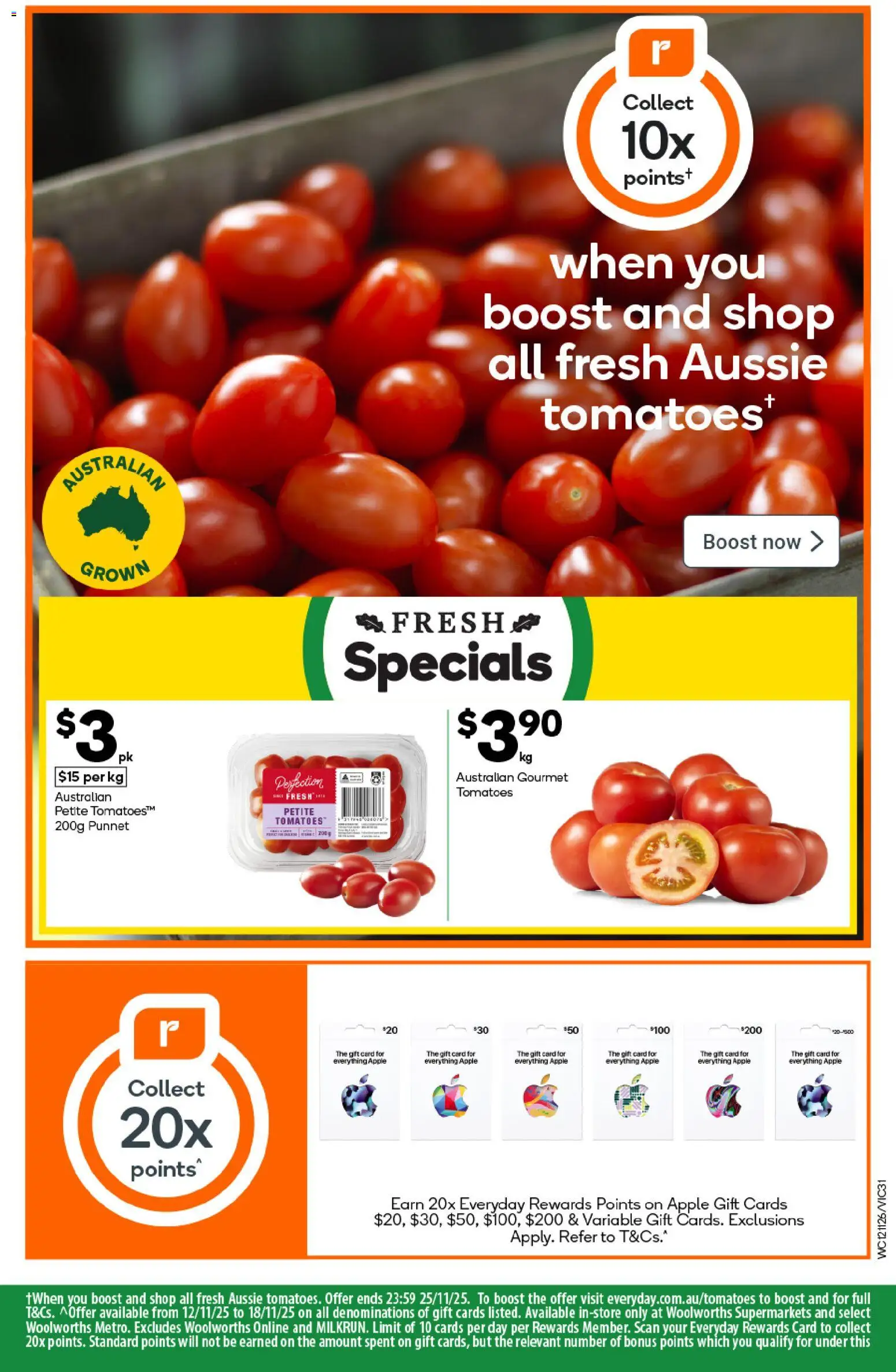 Woolworths catalogue - valid from 12.11.2025 | Page: 31 | Products: Tomatoes