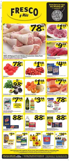 Fresco y Más Weekly Ad - valid from 17.09.2025 | Page: 1
