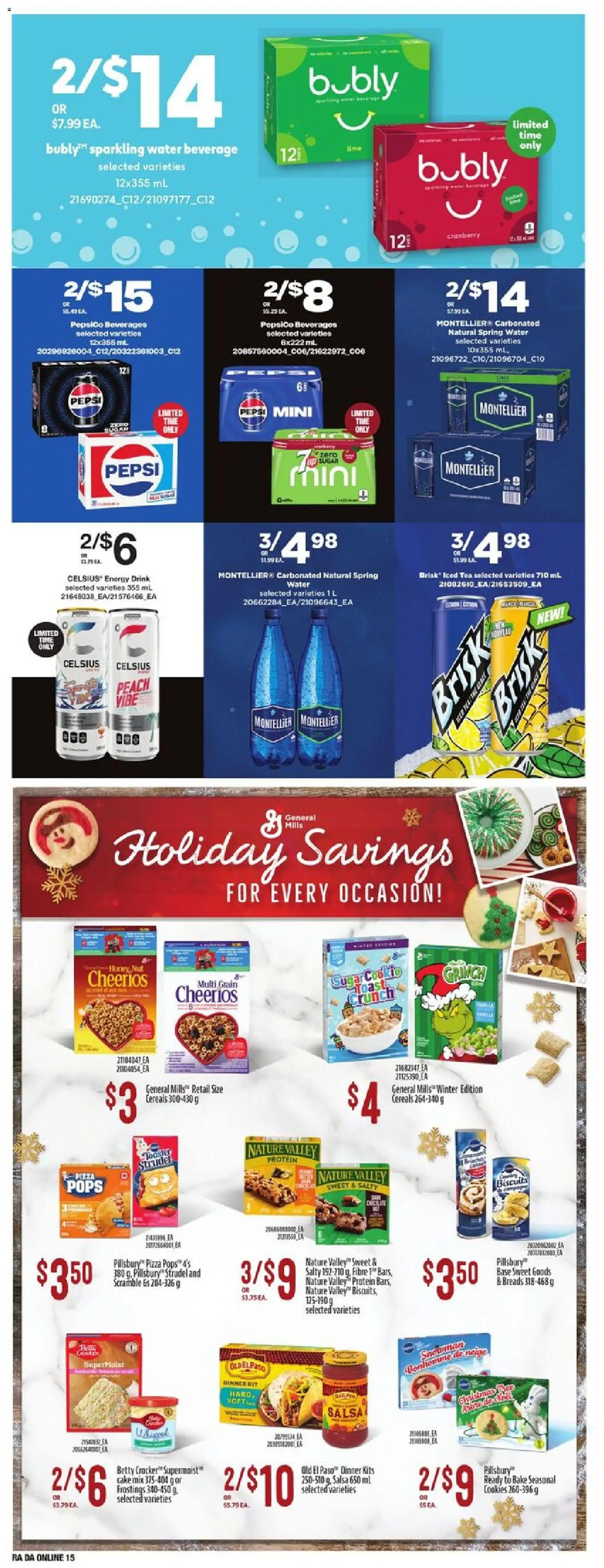 Atlantic Superstore flyer valid from 13.11.2025 | Page: 31 | Products: Tea, Cereals, Cookies, Toaster