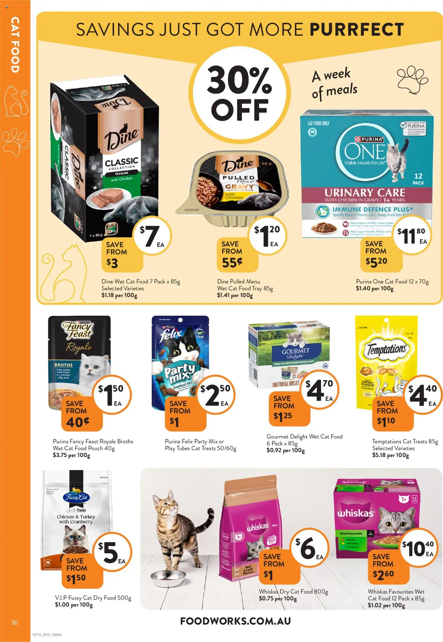 Foodworks catalogue - valid from 29.10.2025 | Page: 36 | Products: Chicken, Lamb, Tuna, Turkey