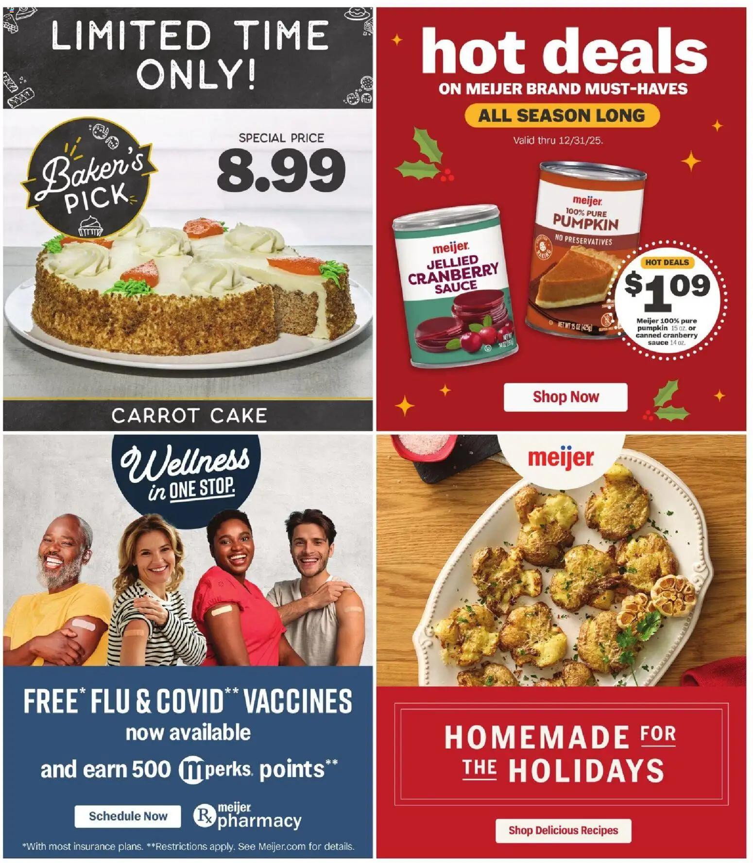 Meijer Weekly Ad - valid from 28.11.2025 | Page: 34 | Products: Carrot, Sauce, Pumpkin