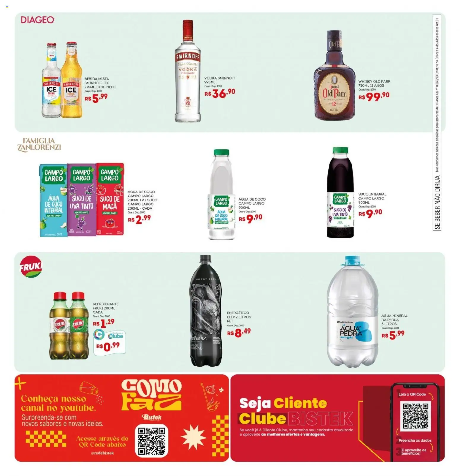 Bistek Supermercados Folheto - válido de 14.01.2026 | Página: 11 | Produtos: Coco, Água de coco, Whisky, Bebida