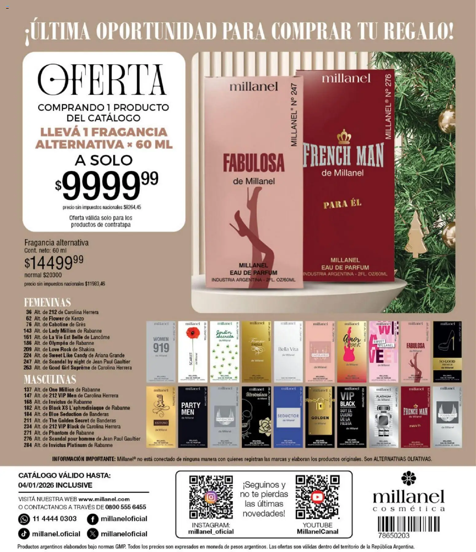 Millanel - Catálogo │ válido desde el 08.12.2025 | Página: 220 | Productos: Jean, Fragancia, Té